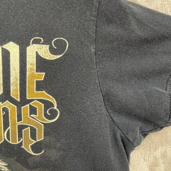 We Came as Romans Vintage Y2K Adult S Metalcore Band Wolf Tee Black Distressed - Picture 6 of 12